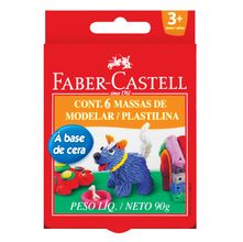 Massa de Modelar Faber-Castell - 6 Cores