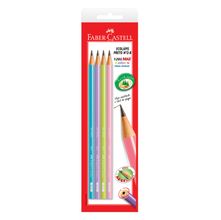Lápis Grafite Max Colors Faber-Castell - 4 Unidades