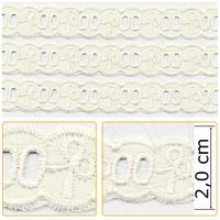 Passa Fita PP016 - 2,0 cm 002 - creme