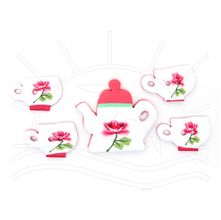 Botão Feito a Mão Veceli - Chá Vermelho