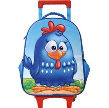 Mochila de Carrinho Galinha Pintadinha Grande 41cm