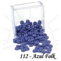 Botão Belbord 6mm - 144 unidades 112 - azul folk