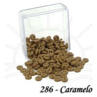 Botão Belbord 6mm - 144 unidades 286 - caramelo