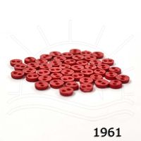 Botão Micro 0,3cm - 45 unidades 1961 - vermelho