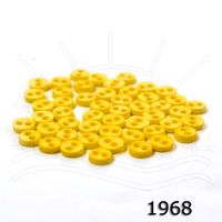 Botão Micro 0,3cm - 45 unidades 1968 - amarelo