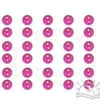 Botão Small 0,6cm - 30 unidades Pink