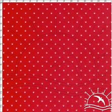 Feltro Estampado Poá - 103 Vermelho/Branco (0,50x1,40)