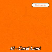 Feltro Santa Fé Liso Lumi (0,50x1,40) 45 - coral lumi