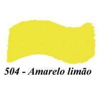 Tinta Acrílica Brilhante Acrilex 37ml 504 - amarelo limão