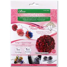 Molde para Flor de Babado Grande e Extra Clover