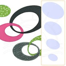 Régua Isamara Custódio para Patchwork - Oval