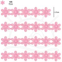 Passamanaria Marilda Mod. 410 Margarida 5 Metros 105 - rosa