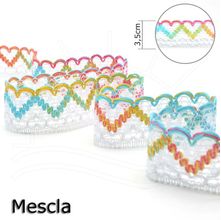 Renda Cuore c/ Fio Mescla 3,5cm - 30m