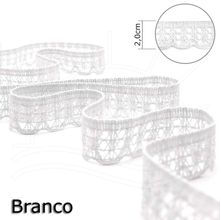 Renda Milenium Branca 2,0cm - 30m