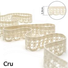 Renda Milenium Cru 2,0cm - 30m