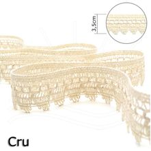Renda para Bola Cru 3,5cm - 10m