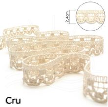 Renda XX Cru 2,4cm - 30m
