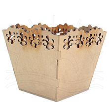 MDF Cachepô - Vazado 10x8x10