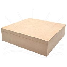 MDF Caixa - Com Dobradiça e 9 Divisórias 32x32x7