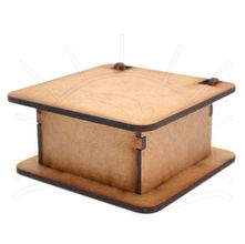 MDF Caixa - Dobradiça - 6x6x3