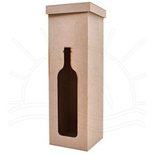 MDF Caixa - Para Vinho Vazada 38x38x8
