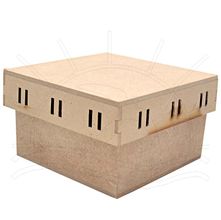 MDF Caixa - Passa Fita 12x12x7