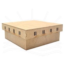 MDF Caixa - Passa Fita 18x18x7