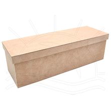 MDF Caixa - Porta Vinho Sem Dobradiça 37x13x11