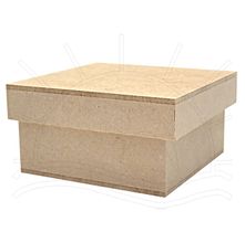 MDF Caixa - Tampa Sapato 11x11x6