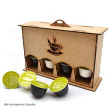 MDF - Porta Cápsulas Dolce Gusto 28x7x17