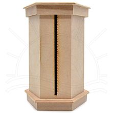 MDF - Porta Rolo Sextavado Tipo Torre 29x18x17