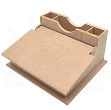 MDF - Porta Caneta, Cartão e Bloco de Anotação + Escrivaninha 24x21x11