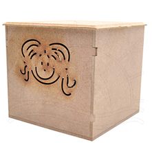 MDF - Pote Vazado Menina 10x10x9