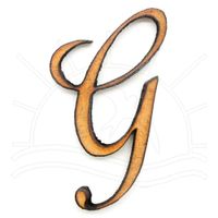 MDF - Letras Manuscritas 3cm Letra g
