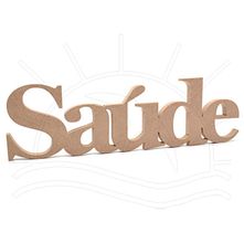 MDF Palavra - Saúde 46x14x2