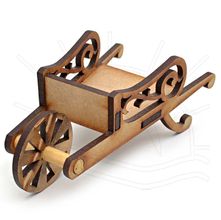 MDF Miniatura - Carriola 12x6x5