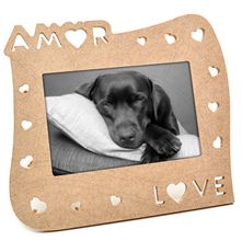 MDF Porta Retrato - Amor 10x15 - 20x19x1