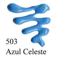 Tinta Dimensional Brilliant Relevo Acrilex 35ml 503 - azul celeste