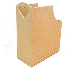 MDF - Porta Revista Coração 33x28x13