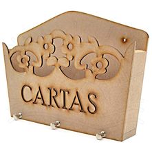 MDF Porta Chave - e Carta Vazado 27x21x5