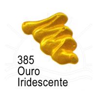 Tinta Óleo Acrilex 20ml - Cores Metálicas 385 - ouro iridescente