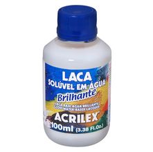 Laca Solúvel em Água Brilhante - 100ml