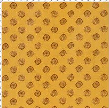Tecido Estampado para Patchwork - Flor Do Campo Mostarda (0,50x1,40)