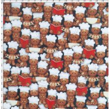 Tecido Estampado para Patchwork - Ginger Chefs (0,50x1,40)