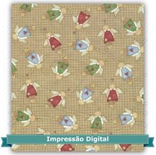 Tecido Estampado para Patchwork - Mini Anjos Country DN003 (0,50x1,40)