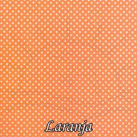 Placa de EVA Cítrico Bolinhas Laranja