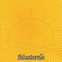 Placa de EVA Cítrico Bolinhas Mostarda