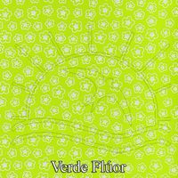Placa de EVA Cítrico Floral Verde fluor