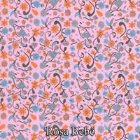 Placa de EVA Floral Meia Estação 40 - rosa bebê