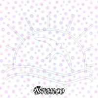 Placa de EVA Mini Flor Branco
